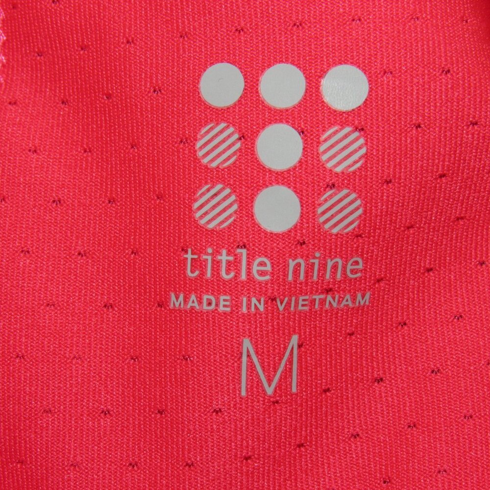 Title Nine Pink Reflective FLOUNCE Athletic Sport Skort Women's M Medium - Picture 10 of 10